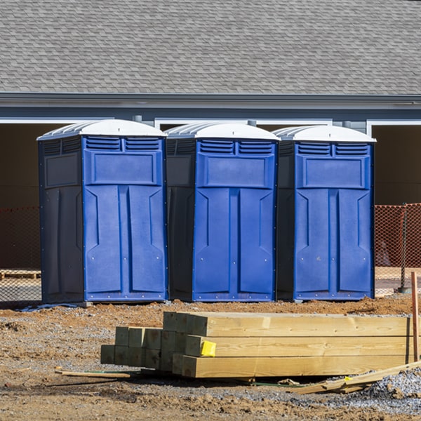 what is the cost difference between standard and deluxe porta potty rentals in Brant Michigan